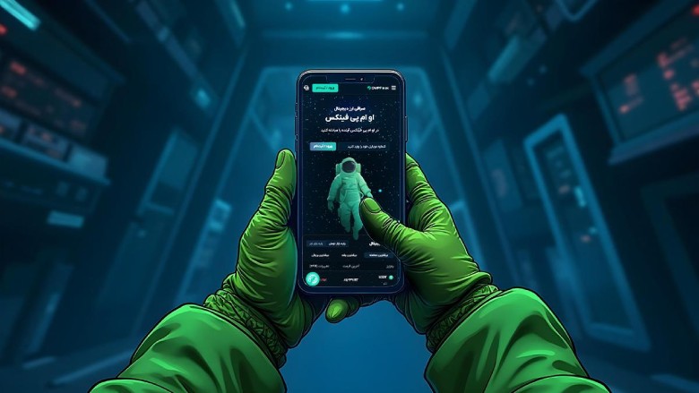 اپلیکیشن موبایل صرافی او ام پی فینکس
